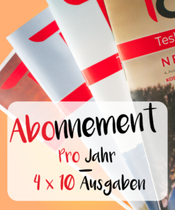 T&Emagazin Abon­ne­ment 10 x 4 Ausgaben