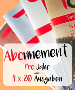 T&Emagazin Abon­ne­ment 20 x 4 Ausgaben