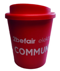 Der Thermobecher der 2befair elektrischen COMMUNITY